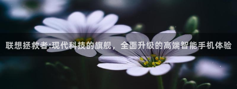 雷火电竞网页登录口下载：联想拯救者:现代科技的旗舰，全面升级的高端智能手机体验