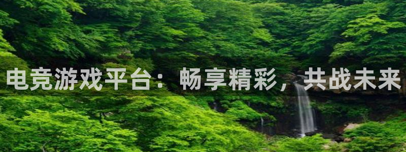 tf雷火电竞网页版：电竞游戏平台：畅享精彩，共战未来