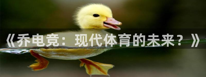 雷火电竞赏金赛赚钱版：《乔电竞：现代体育的未来？》